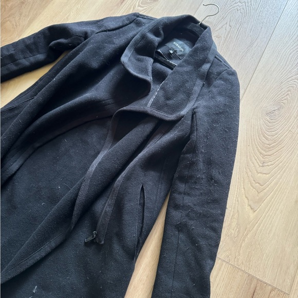 Black Babaton Wool Coat - Picture 2 of 7
